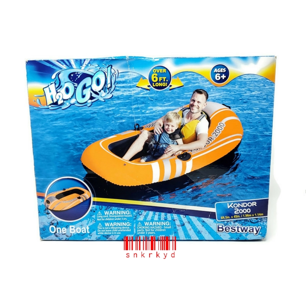 Bestway Kondor 2000 2 Person Inflatable Boat 6ft